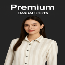 Women's Maroon Line Casual Shirt