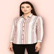 Women's Maroon Line Casual Shirt