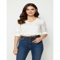 women's Brown leather belt