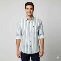 Men's White Pista Casual Shirt