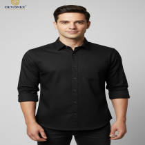 Men's Black Formal Shirt