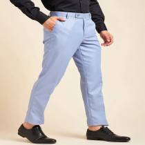 Men's Sky Blue Formal Pant