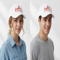 Unisex white Caps