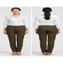 Women's Brown Formal Pant
