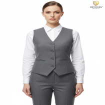 Women's Gray Waist Coats