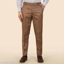 Men's  BROWN  Formal Pant