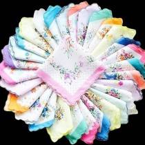 Women's Multi Flower printed handkerchief