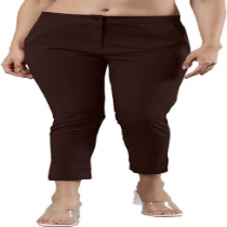 Women's  dark Coffee Formal Pant