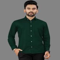Men's Bottle Green Formal Shirt