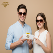 Unisex Brown Sunglasses