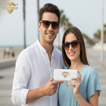 Unisex Brown Sunglasses