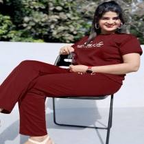 Women's Wine cord set
