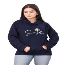 women's Navy Blue  Hoodie